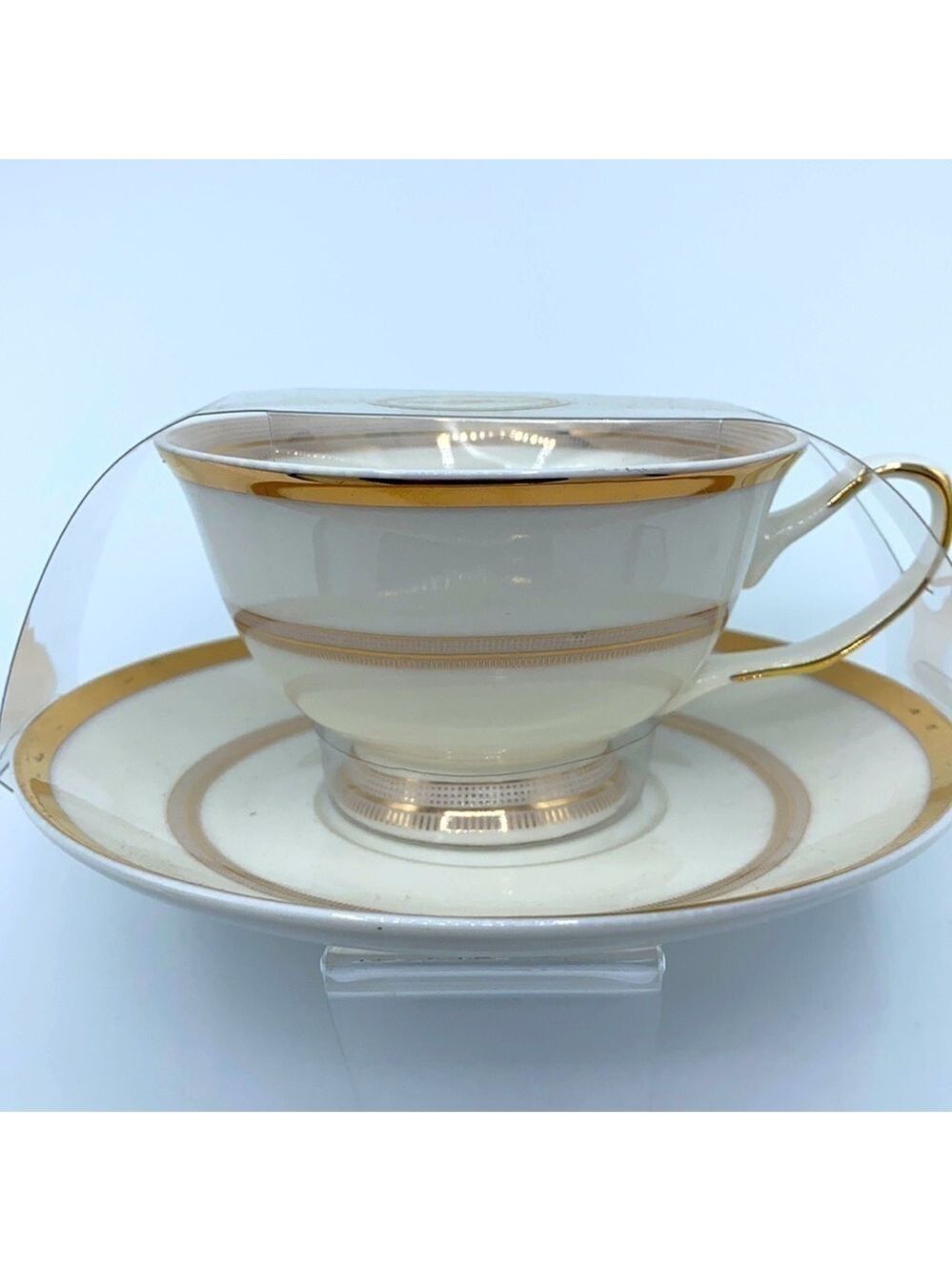 Grace Teaware Teacup and Saucer Set